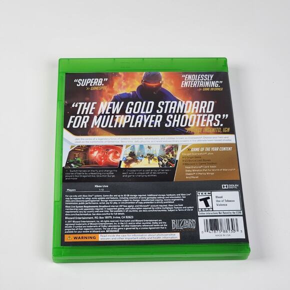 OVERWATCH - Microsoft Xbox One Video Game of the Year Edition VGC - Picture 2 of 4